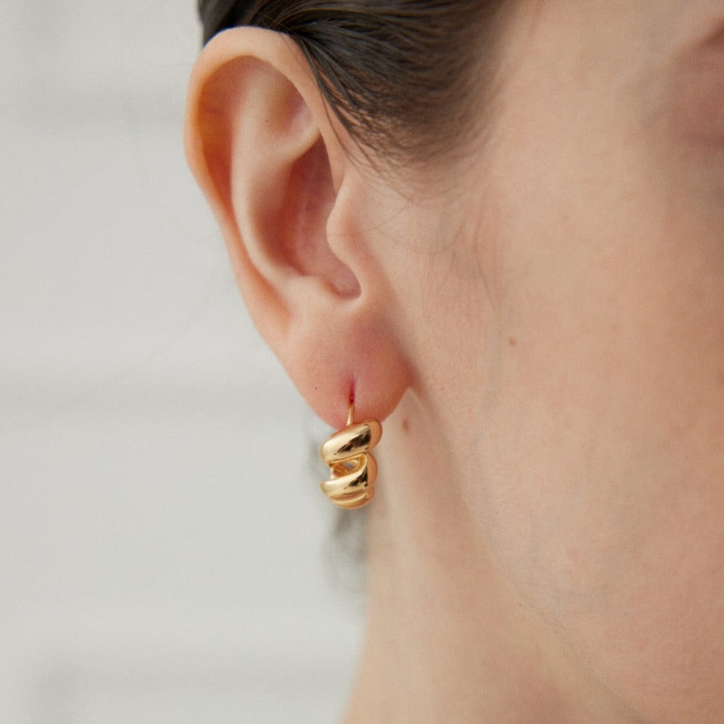 Silver Earrings, Silver Hoop Earrings, Earrings for Women | EWOOXY